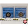 Image 1 : Canada Two Dollar "Toonies" (2 Certified Coins) : - 2022 "Homage to the Queen" : CCCS Cert : MS-64 -