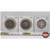Image 1 : Canada Fifty Cent (3) : 1943; 1945; 1964