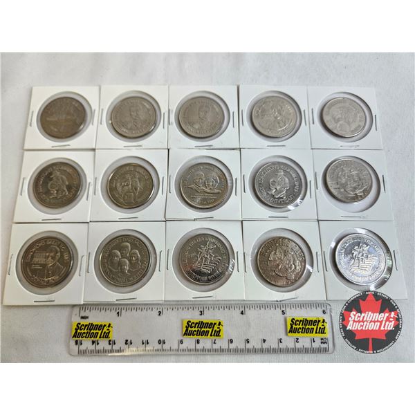 Tokens : Klondike Dollars-Edmonton (15) : 1969; 1969; 1970; 1970; 1971; 1981; 1981; 1982; 1982; 1983