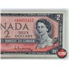 Image 3 : Canada $2 Bill 1954 *Replacement : Beattie/Rasminsky # *AB0055412
