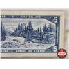 Image 6 : Canada $5 Bill 1954 *Replacement : Beattie/Rasminsky # *RC0024006