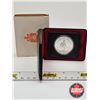 Image 1 : RCM Canada Silver Dollar 1875-1975 Calgary (Black Clamshell Case)