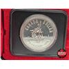 Image 2 : RCM Canada Silver Dollar 1875-1975 Calgary (Black Clamshell Case)