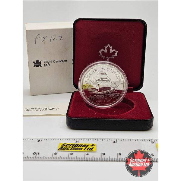 RCM Canada Silver Dollar 1679-1979 Griffon (Black Case)