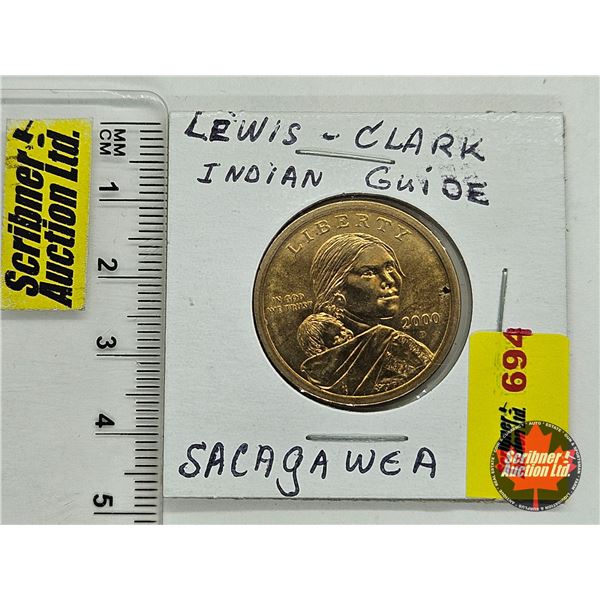 USA Sacagawea One Dollar Coin 2000P