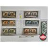 Image 1 : Bank of Canada 1937 Bills Series (7 Bills)  - $100 : Gordon/Towers #BJ3861608 - $50 : Gordon/Towers 