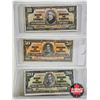 Image 3 : Bank of Canada 1937 Bills Series (7 Bills)  - $100 : Gordon/Towers #BJ3861608 - $50 : Gordon/Towers 