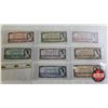 Image 1 : Canada Bills 1954 Series (8) : - $1000 : Lawson/Bouey #AK1784166 - $100 : Lawson/Bouey #CJ0226059 - 