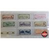Image 6 : Canada Bills 1954 Series (8) : - $1000 : Lawson/Bouey #AK1784166 - $100 : Lawson/Bouey #CJ0226059 - 