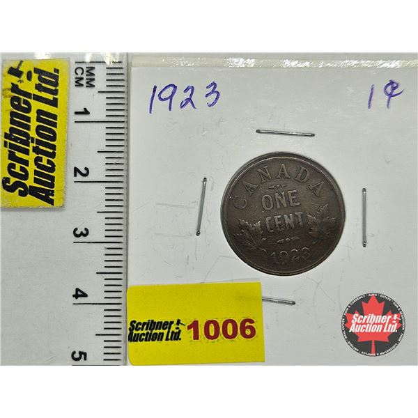 Canada One Cent 1923
