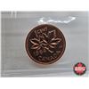 Image 2 : Canada One Cent (2) : - 1964 "Red" : CCCS Cert PL-65 - 1995 "Cleaned" : CCCS Cert AU-50