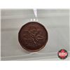 Image 5 : Canada One Cent (2) : - 1964 "Red" : CCCS Cert PL-65 - 1995 "Cleaned" : CCCS Cert AU-50