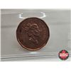 Image 6 : Canada One Cent (2) : - 1964 "Red" : CCCS Cert PL-65 - 1995 "Cleaned" : CCCS Cert AU-50