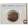 Image 4 : Canada One Cent (4): - 1974 (Consignor Note: Laminated) - 1977 (Consignor Note: Chip) - 1979 (Consig