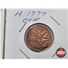 Image 5 : Canada One Cent (4): - 1974 (Consignor Note: Laminated) - 1977 (Consignor Note: Chip) - 1979 (Consig