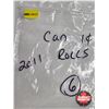 Image 5 : Canada One Cent Rolls (6) : 2011 (Non-Magnetic)