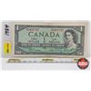Image 1 : Canada $1 Bill 1954 : Beattie/Rasminsky #DP2431747