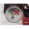 Image 2 : RCM Canada 2007 : 25-Cent Coin : Ruby-Throated Hummingbird (COA #8296)