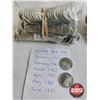 Image 2 : Canada Twenty Five Cent 1999 (Partial Rolls) : (432 Coins) - January (36) - February (36) - March (3