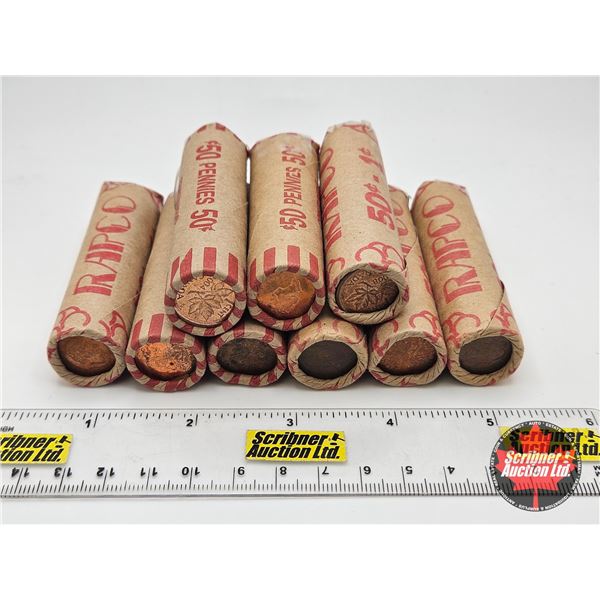 Canada One Cent Rolls (9) : Variety