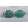 Image 1 : 6.86 ct Certified Zambian Emerald Gemstone Pair ($9,500 Appraisal) (Inv #SR051)