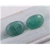 Image 3 : 6.86 ct Certified Zambian Emerald Gemstone Pair ($9,500 Appraisal) (Inv #SR051)