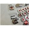 Image 4 : Canada Twenty Five Cent (76 Coins) : - 2004 Poppy (37) - 2015 Large Poppy (34) - 2010 Remembrance Da