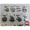 Image 2 : Canada Twenty Five Cent 2000 (Variety Millenium Designs) (37 Coins)