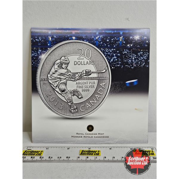 RCM Canada 2013 $20 Fine Silver : Hockey (99.99%)