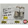Image 1 : Canada Twenty Five Cent 2013 Arctic Expedition (2 ROLLS) (Finish A & B)