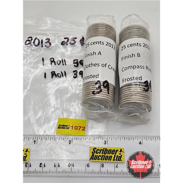 Canada Twenty Five Cent 2013 Arctic Expedition (2 ROLLS) (Finish A & B)