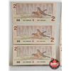 Image 2 : Canada $2 Bills 1986 (9 Consecutive) : Bonin/Thiessen #CBI1389563-571