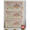 Image 3 : Canada $2 Bills 1986 (9 Consecutive) : Bonin/Thiessen #CBI1389563-571