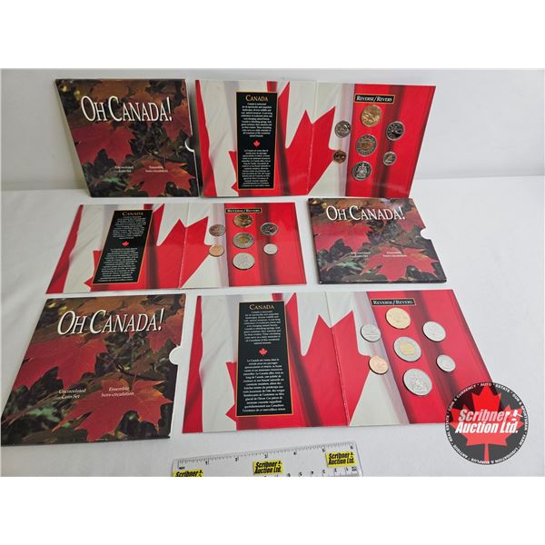 RCM OH CANADA ! Uncirculated Coin Sets (3)