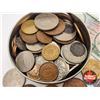 Image 3 : Foreign Coin & Tokens (99 Items) : Large Variety Incl. Great Britain; Ireland; Italy; Sweden; USA; e