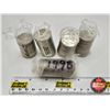 Image 1 : Canada Fifty Cent (106 Coins) : (Five PARTIAL ROLLS) : 1996; 1998; 2000; 2001P; 2001P