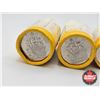 Image 2 : Canada Fifty Cent (91 Coins) : (Five PARTIAL ROLLS) : 1952-2002 ; 2005; 2006; 2007; 2008