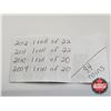 Image 5 : Canada Fifty Cent (84 Coins) : (Four PARTIAL ROLLS) : 2009; 2010; 2011; 2012