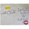 Image 5 : Canada Fifty Cent (87 Coins) : (One Full Roll + Three PARTIAL ROLLS) : 2013; 2014; 2015; 2015