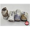 Image 4 : Canada Fifty Cent (81 Coins) : (Four PARTIAL ROLLS) : 2020; 2021; 2021; 2022