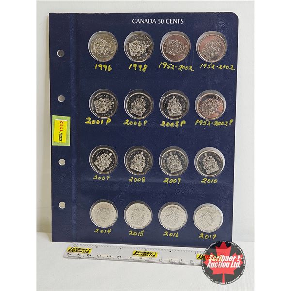 Canada Fifty Cent (16) : 1996; 1998; 1952-2002; 1952-2002; 2001P; 2006P; 2005P; 1952-2002P; 2007; 20