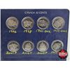 Image 2 : Canada Fifty Cent (16) : 1996; 1998; 1952-2002; 1952-2002; 2001P; 2006P; 2005P; 1952-2002P; 2007; 20