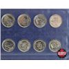 Image 5 : Canada Fifty Cent (16) : 1996; 1998; 1952-2002; 1952-2002; 2001P; 2006P; 2005P; 1952-2002P; 2007; 20
