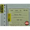 Image 4 : Canada One Dollar 2005 "Terry Fox" : ICCS Cert : MS-66 (Seller Tag "Grass")