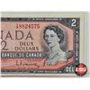 Image 3 : Canada $2 Bill 1954 : Beattie/Rasminsky #YR8824575