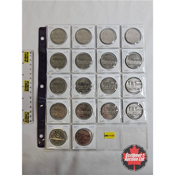 Canada Dollars (18) : 1982 (16) ; 1984; 1987