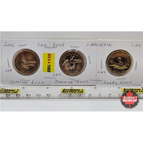 Canada Loonie (3) : 2006; 2008; 2012
