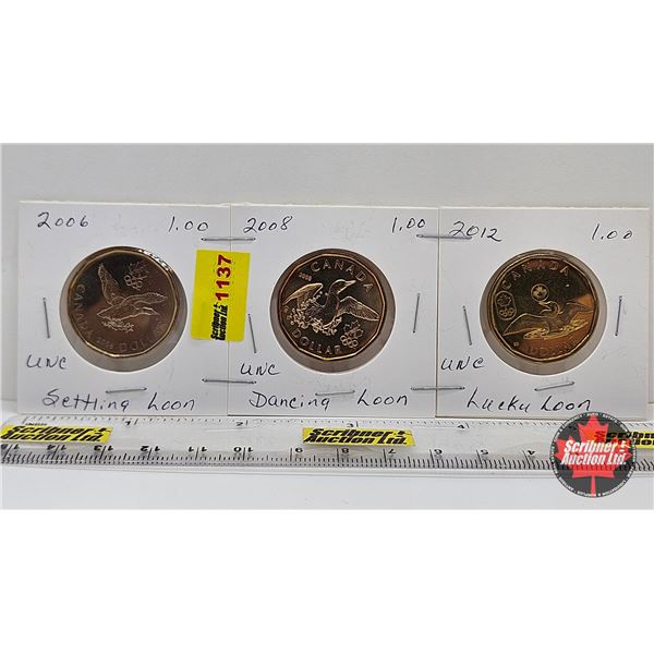 Canada Loonie (3) : 2006; 2008; 2012