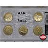 Image 3 : RCM Canada 2014 Lucky Loonie Five-Coin Mint Packs (2) (10 Coins Total)