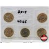 Image 5 : RCM Canada 2014 Lucky Loonie Five-Coin Mint Packs (2) (10 Coins Total)